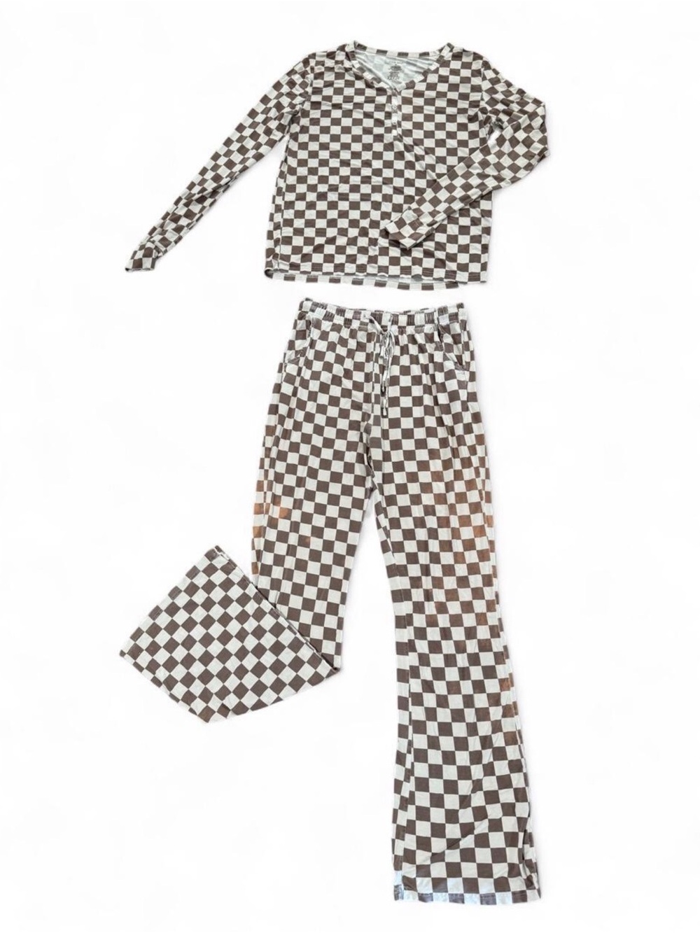 forever french bamboo checkered pajamas